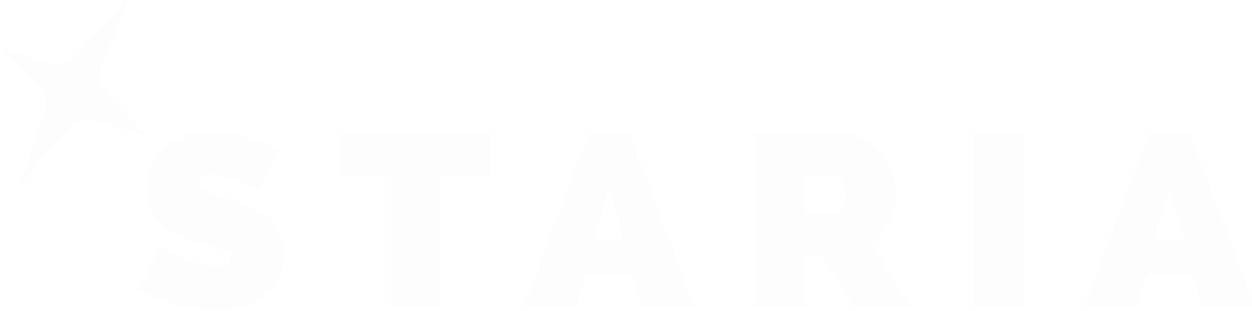 Staria logo white